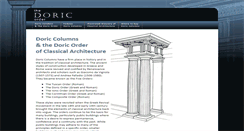 Desktop Screenshot of doric-column.com