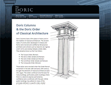 Tablet Screenshot of doric-column.com